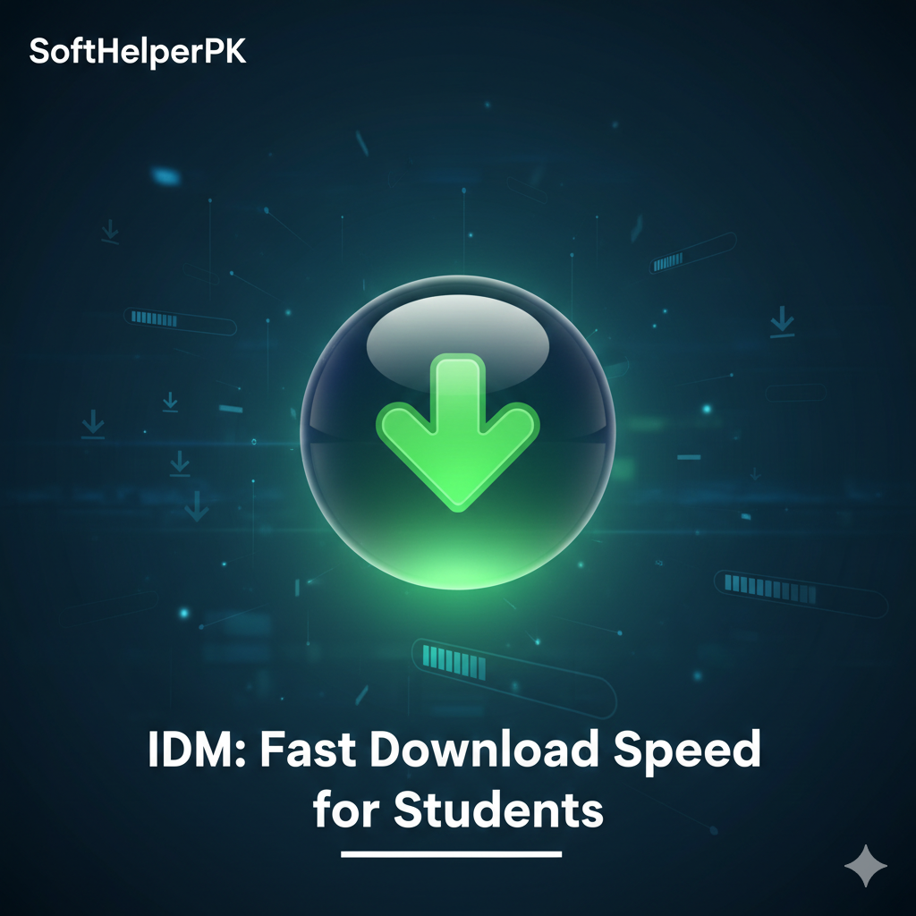 IDM download manager for students SoftHelperPK
