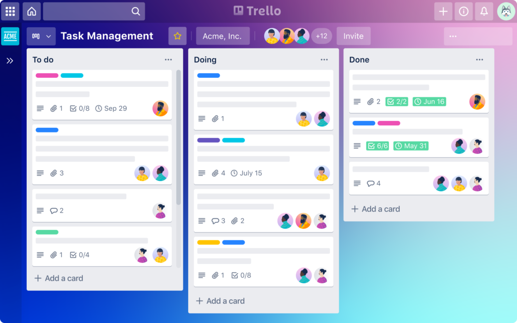 best free software for students trello project management