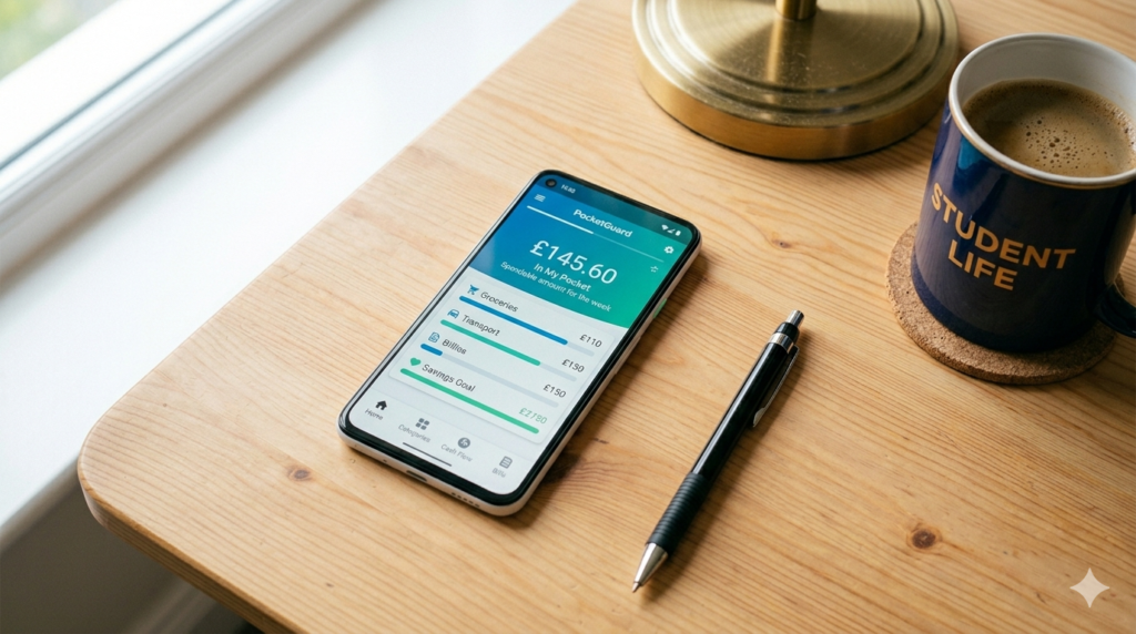 PocketGuard free budget app students 2026 spendable money