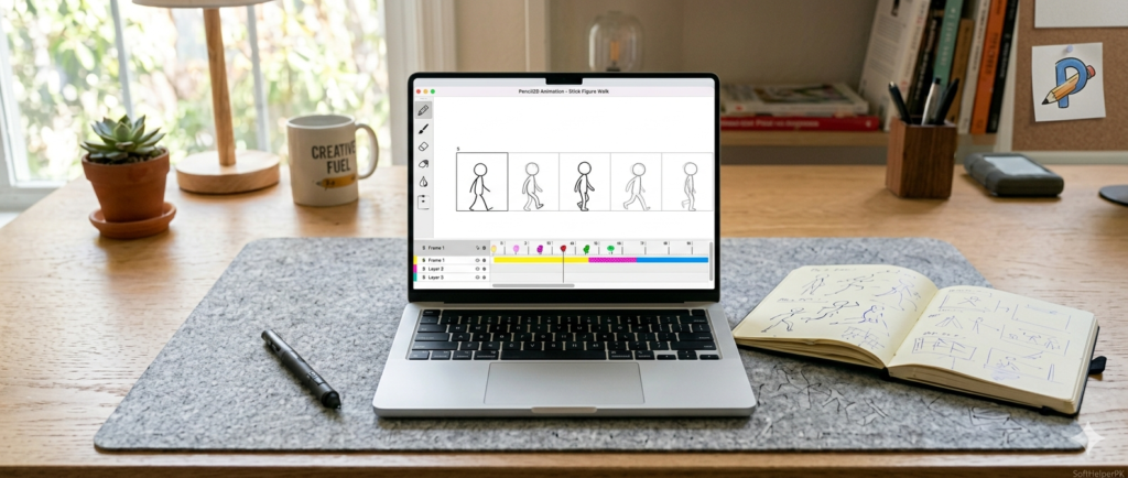 Pencil2D free animation app beginners 2026