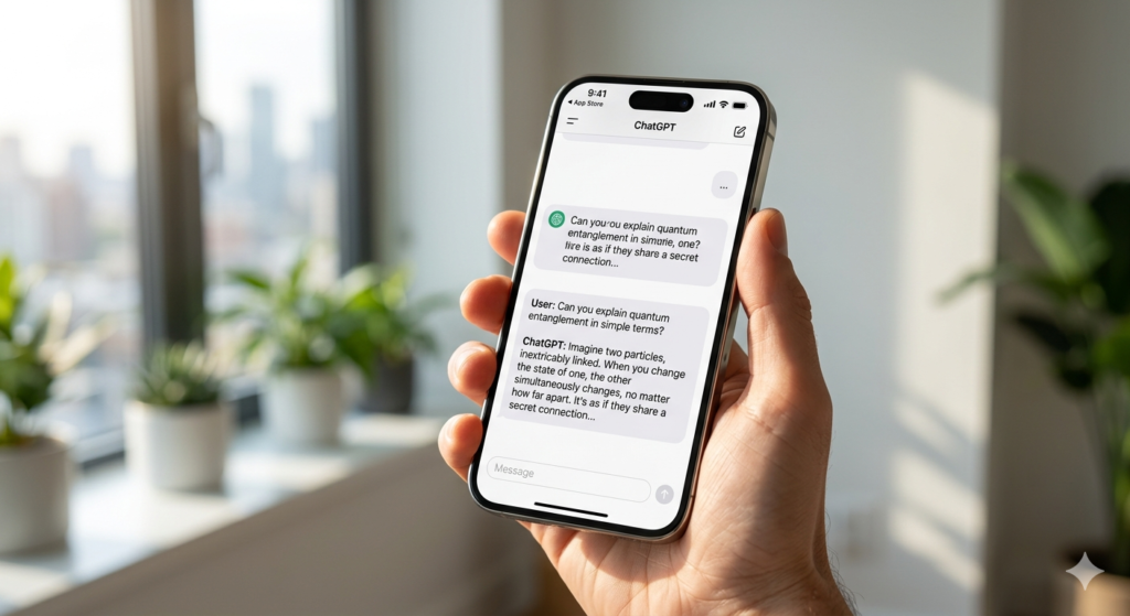 ChatGPT free mobile app 2026 iPhone Android