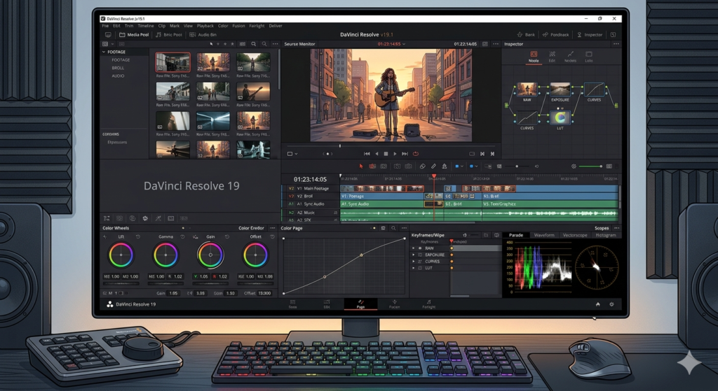 DaVinci Resolve — Best Overall Free Video Editor