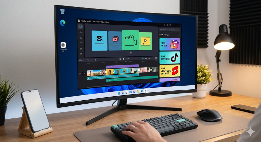 CapCut for PC — Best for Beginners and Social Media