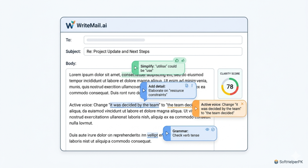 WriteMail.ai email refinement tool 2026