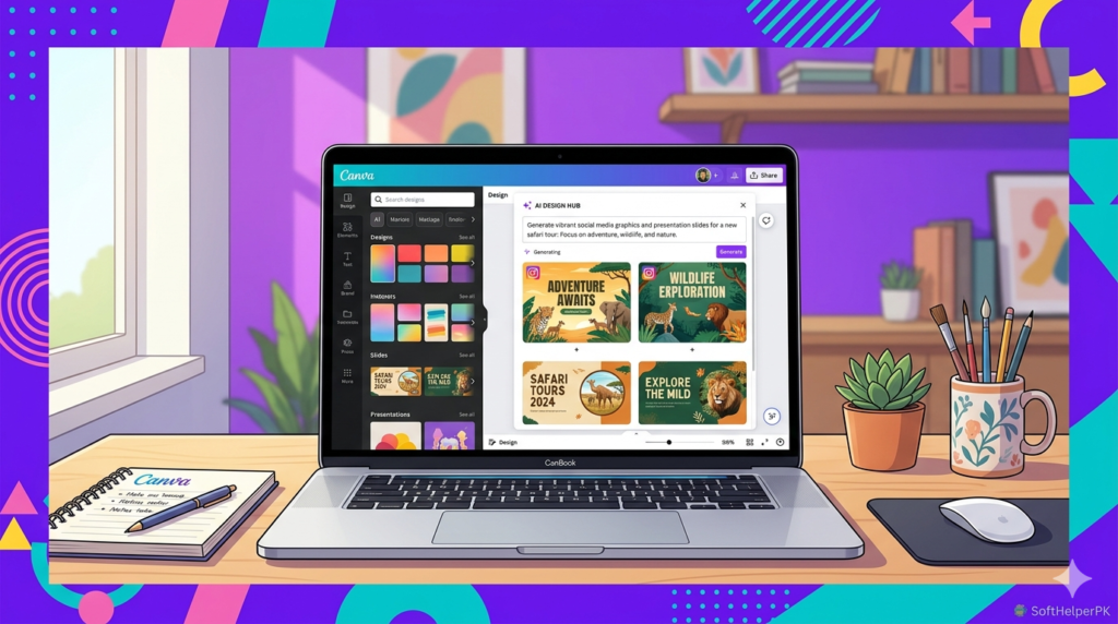 Canva AI for design
