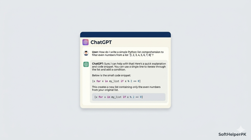 ChatGPT free AI coding assistant 2026