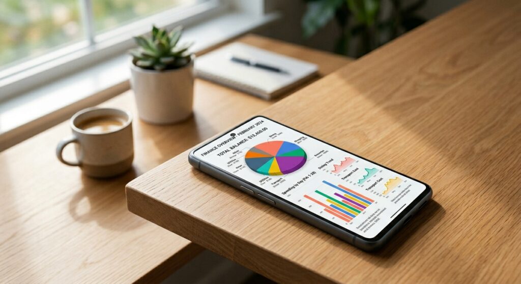 Money Manager Expense Budget visual reports Android 2026