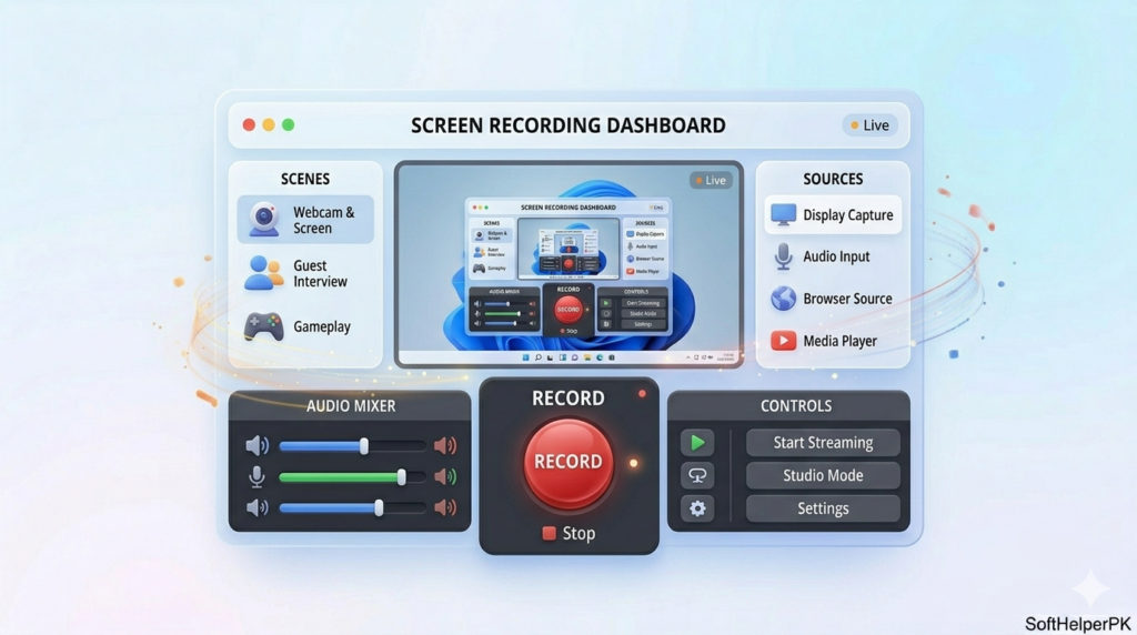 OBS Studio free screen recorder