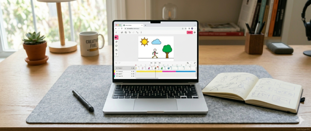 Wick Editor free browser animation app 2026