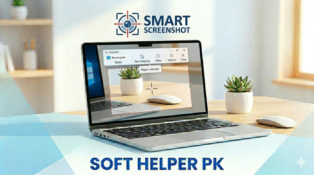 How to screenshot on Windows laptop shown on a laptop screen