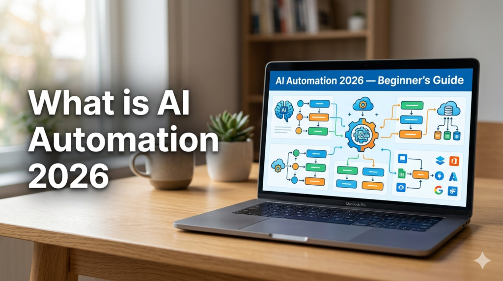 what is AI automation 2026 simple explanation vending machine analogy