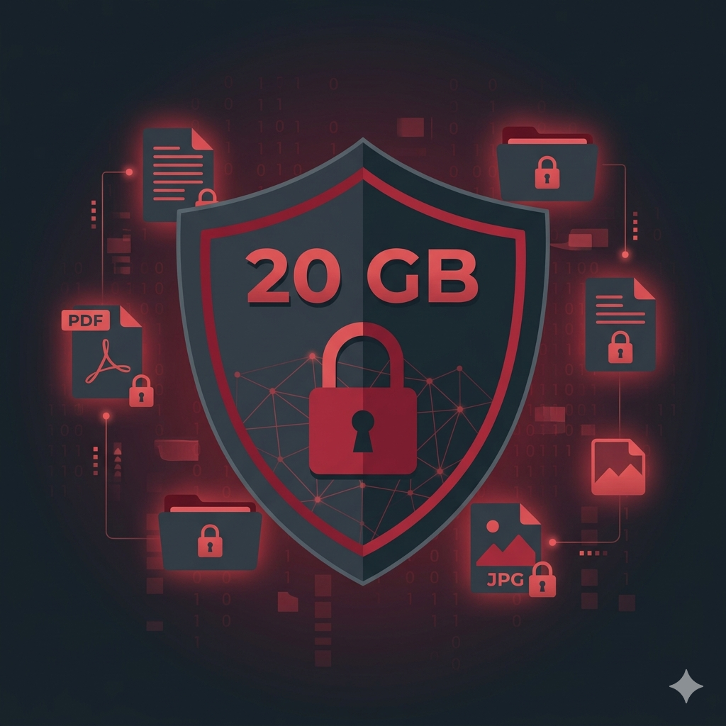 MEGA 20GB free cloud storage with end-to-end encryption 2026